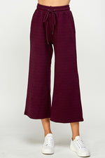 I'll Wear This Everyday Pants Set Burgundy