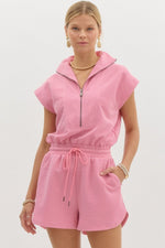 Day By Day Romper Pink