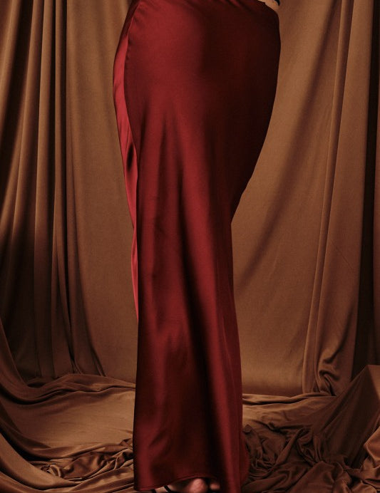 Eloise Maxi Skirt - Crimson