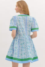 So Content Dress Blue