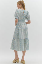 Feminine Charm Dress blue
