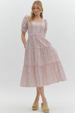 Feminine Charm Dress pink