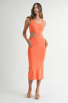 Spicy Tangerine Dress