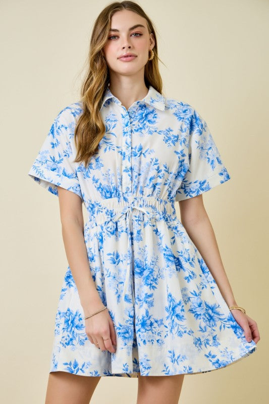 Toile Mini Dress