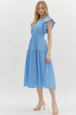 Never On Time Dress Chambray