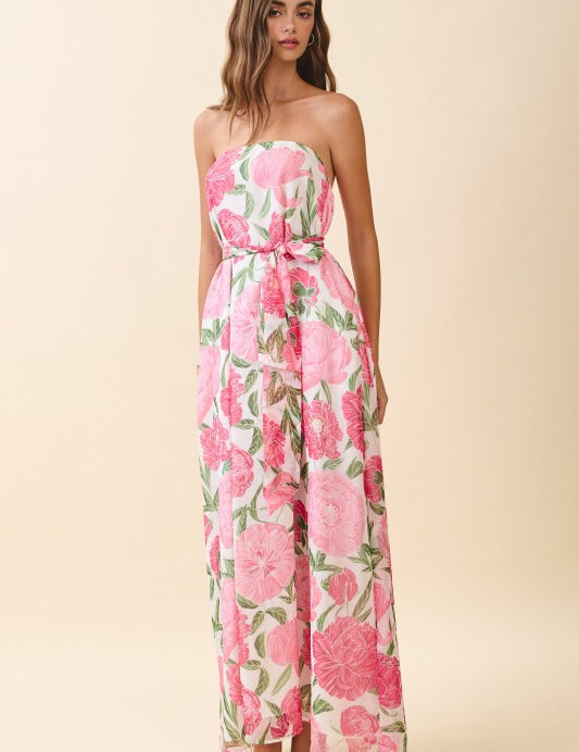 Make My Heart Race Maxi Dress - Pink