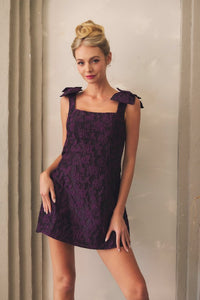 Twilight Bloom Mini Dress
