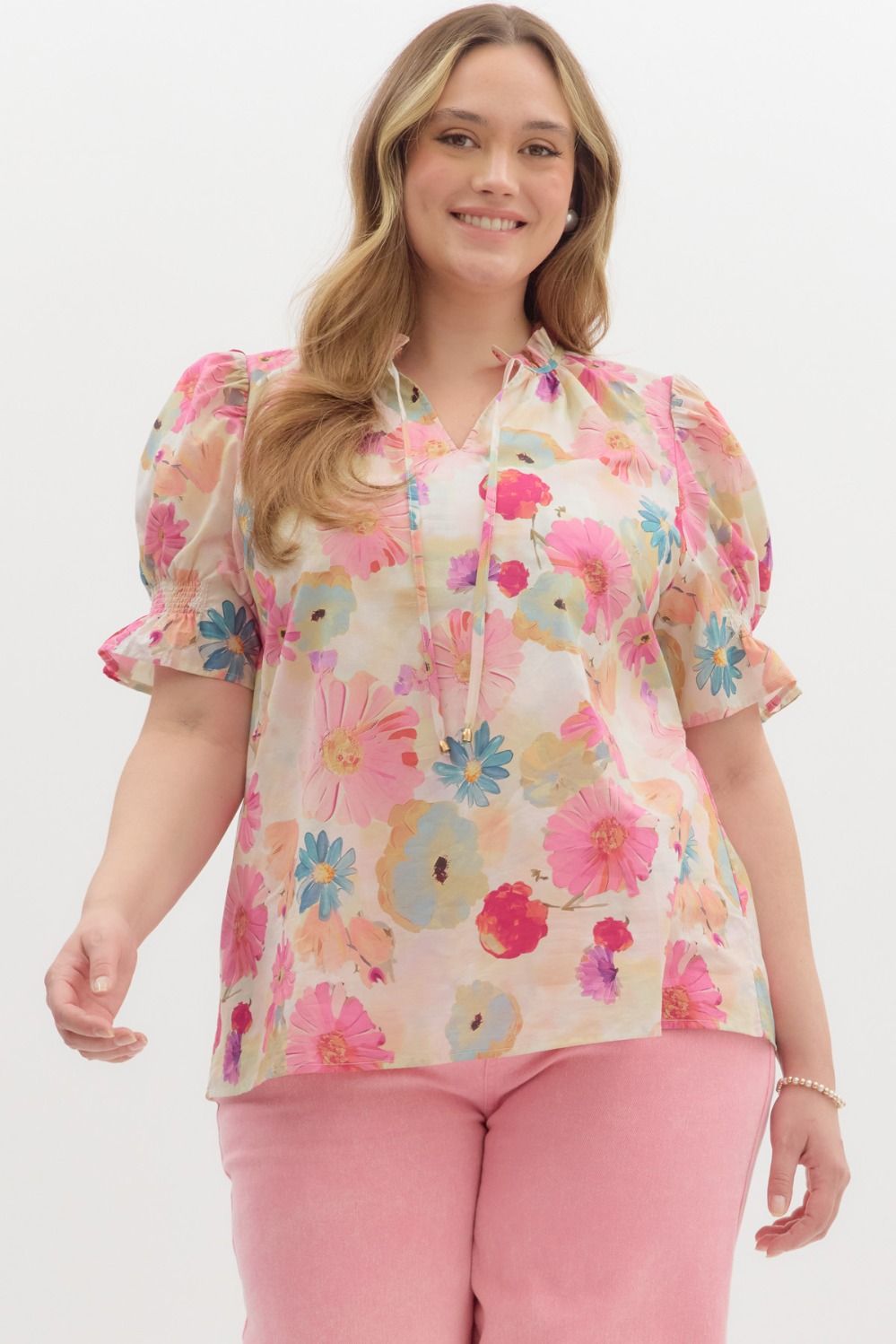 Wildflower Whimsy Top Plus