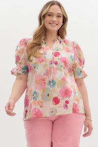 Wildflower Whimsy Top Plus