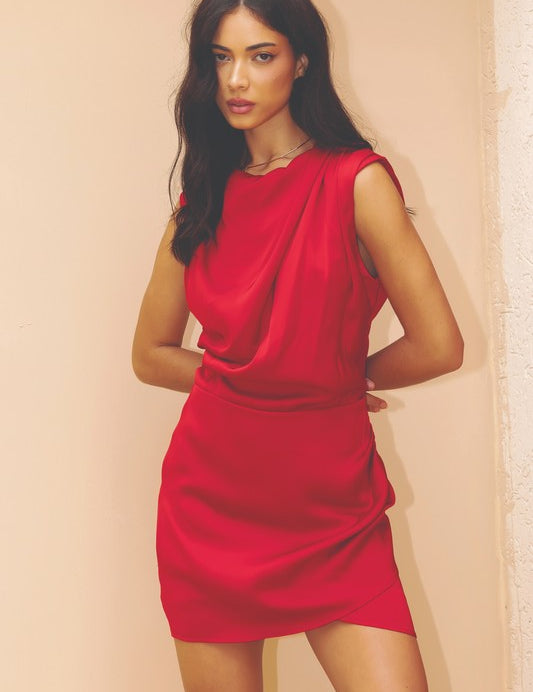 Set The Bar Dress - Red