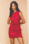 Set The Bar Dress Red