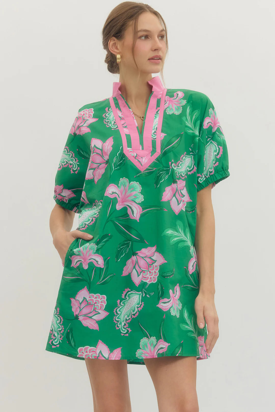 Palm Social Mini Dress