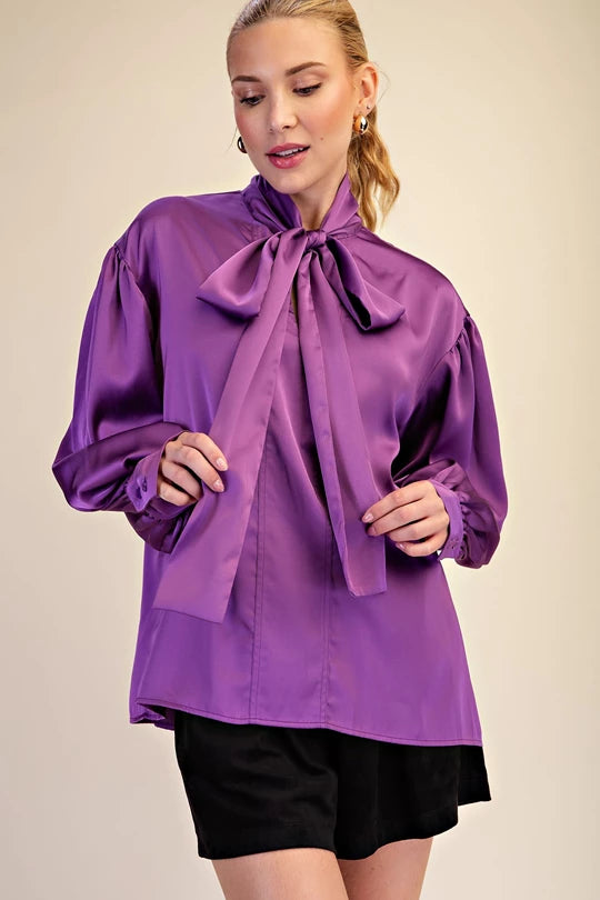 Noteworthy Bow Blouse