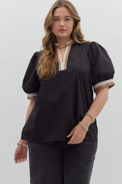 Fall Fever Top Black