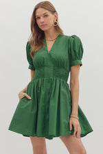 Always The Right Time Dress Green