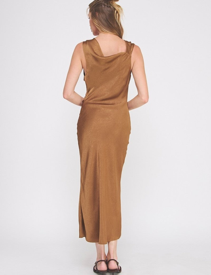 Back For More Midi Dress - Caramel