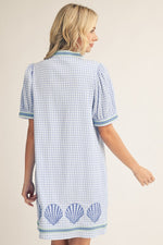 Bayfront Scallop Mini Dress