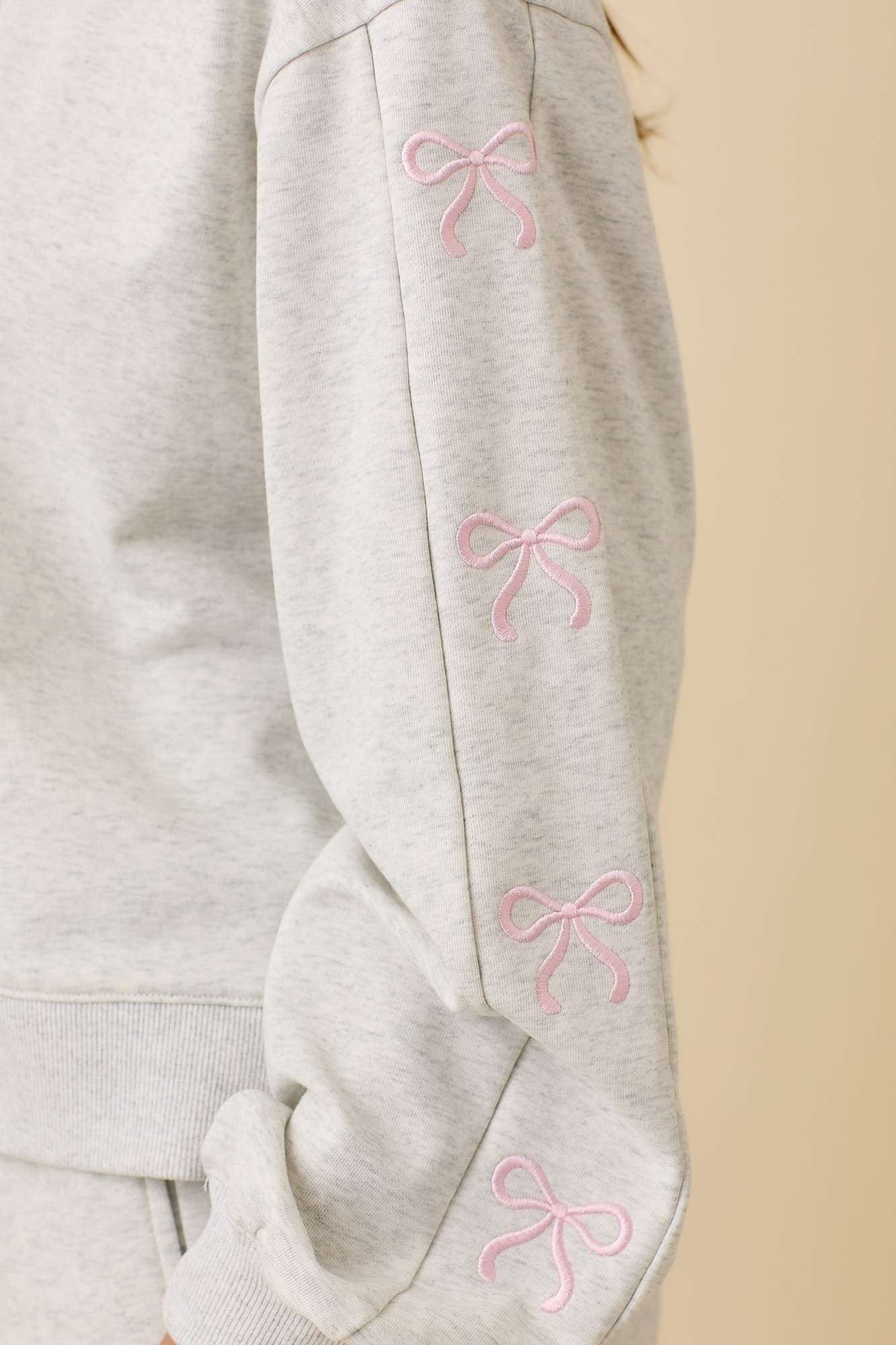 Ribbons And Bows Set Grey