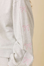 Ribbons And Bows Set Grey