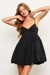 Beachy Bow Dress Black