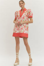 Graceful Gardens Dress Pink