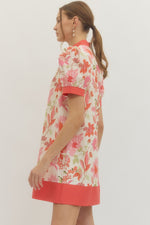 Graceful Gardens Dress Pink
