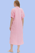 Sunday Stripes Dress Pink