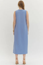 Always Around Midi Dress -Lt Blue