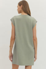 In My World Dress -Sage