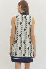 Picnic in Provence Dress -Navy