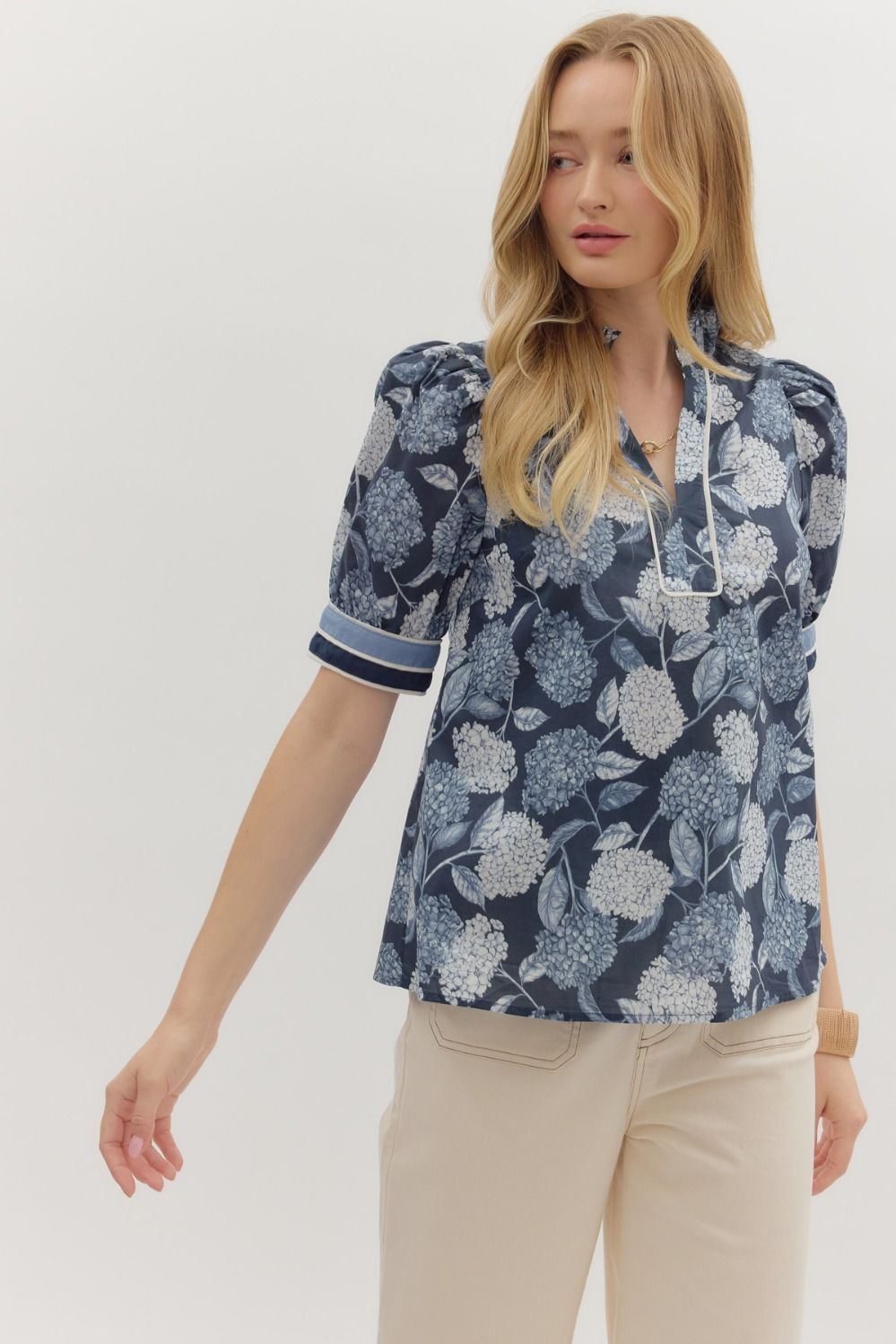 Oh My Darling Top Navy