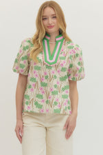 Botanical Charm Top