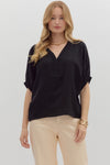 Braided Glory Top Black