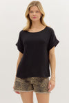 Carol Top Black