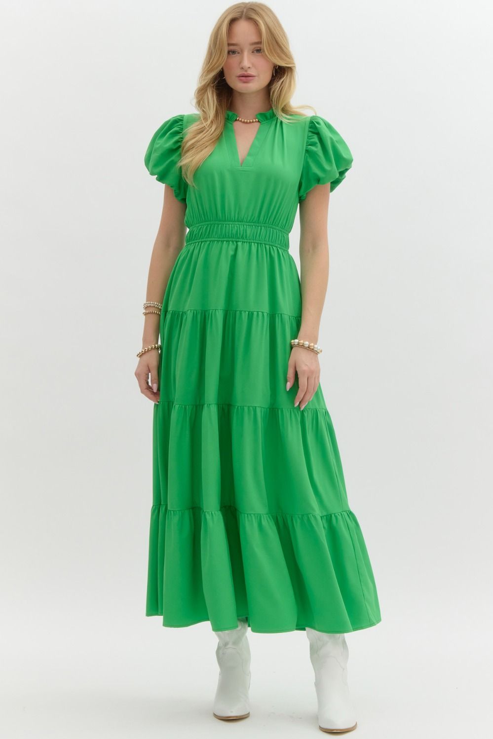 Radiant Maxi Dress Green