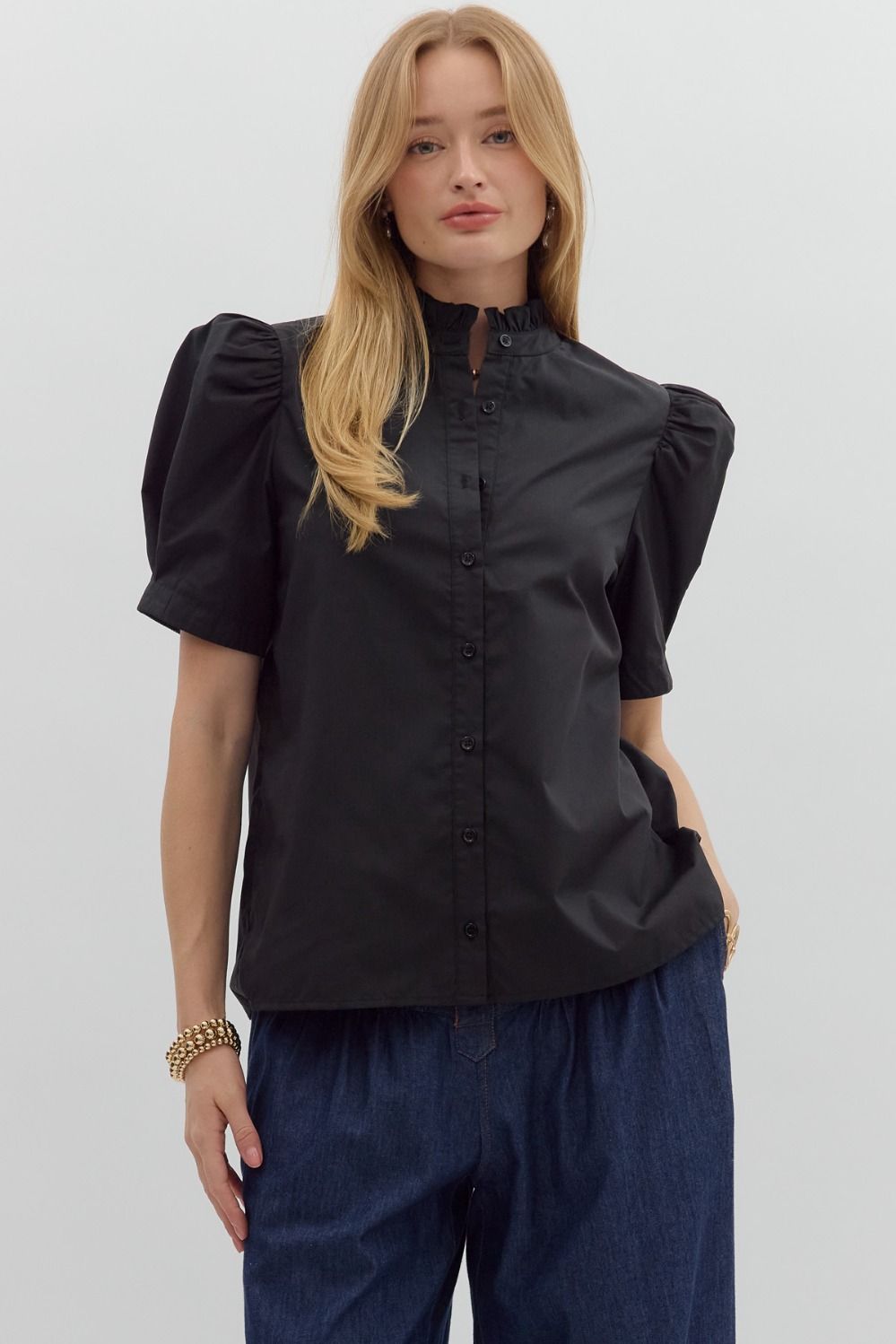 See You At The Office Top Black