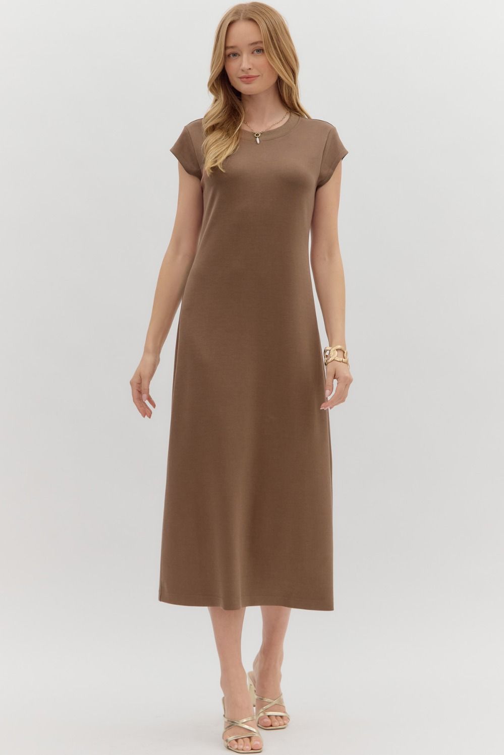 My Go To Dress Brown