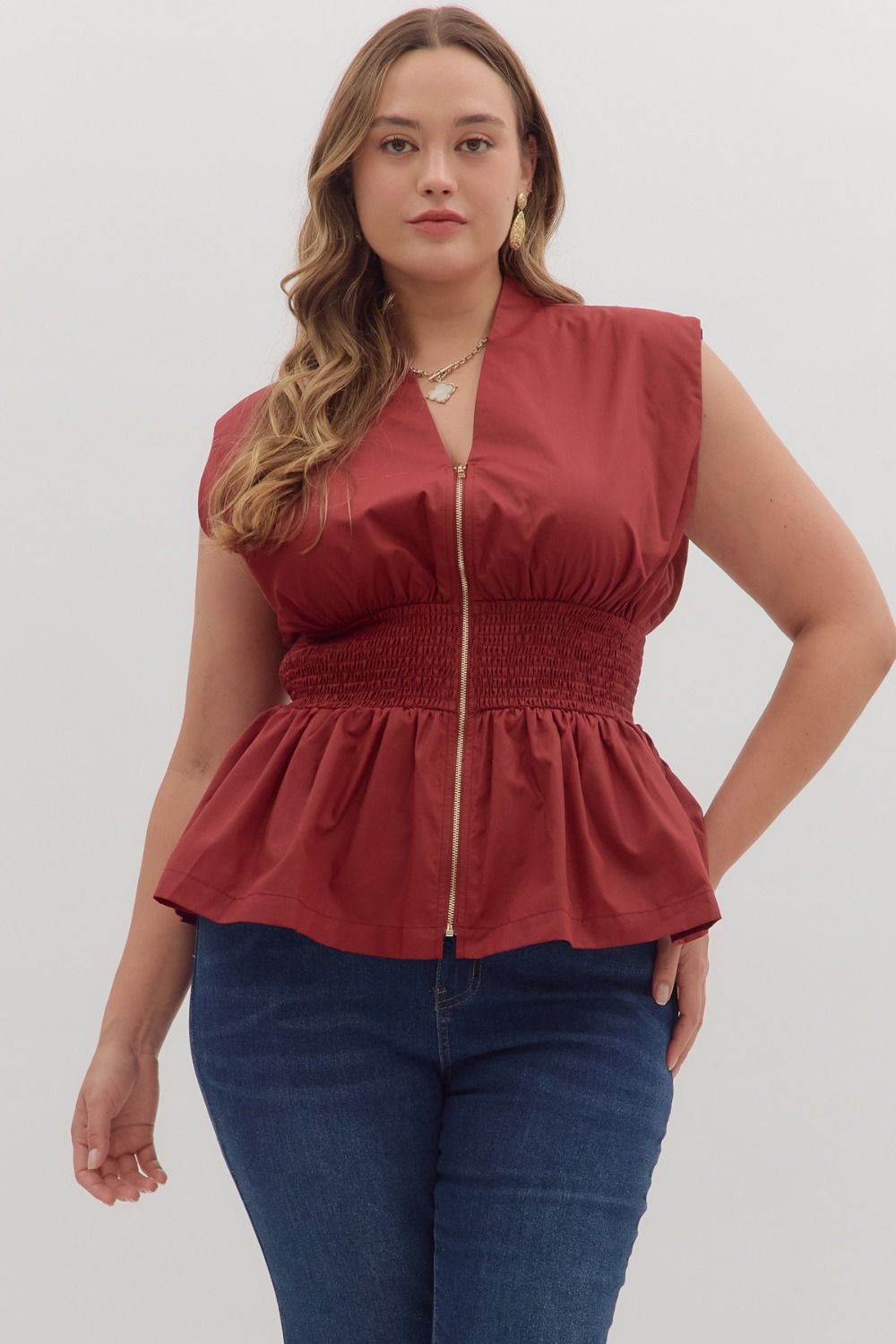 Perfect On You Top Burgundy