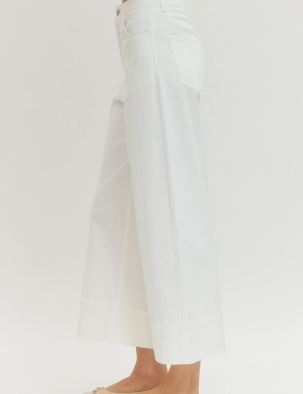 Fight is Over Pants - White
