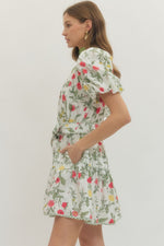 Floating Ivy Dress Cream