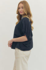 Darling Favorite Top Navy