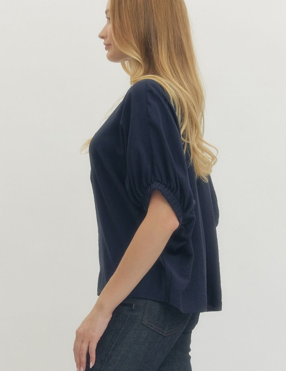 Braided Glory Top Navy