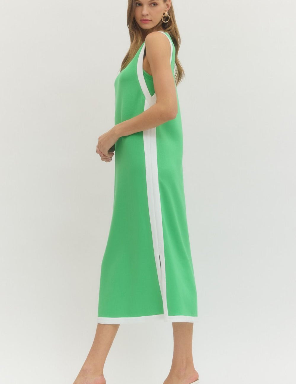 Poised Presence Midi Dress