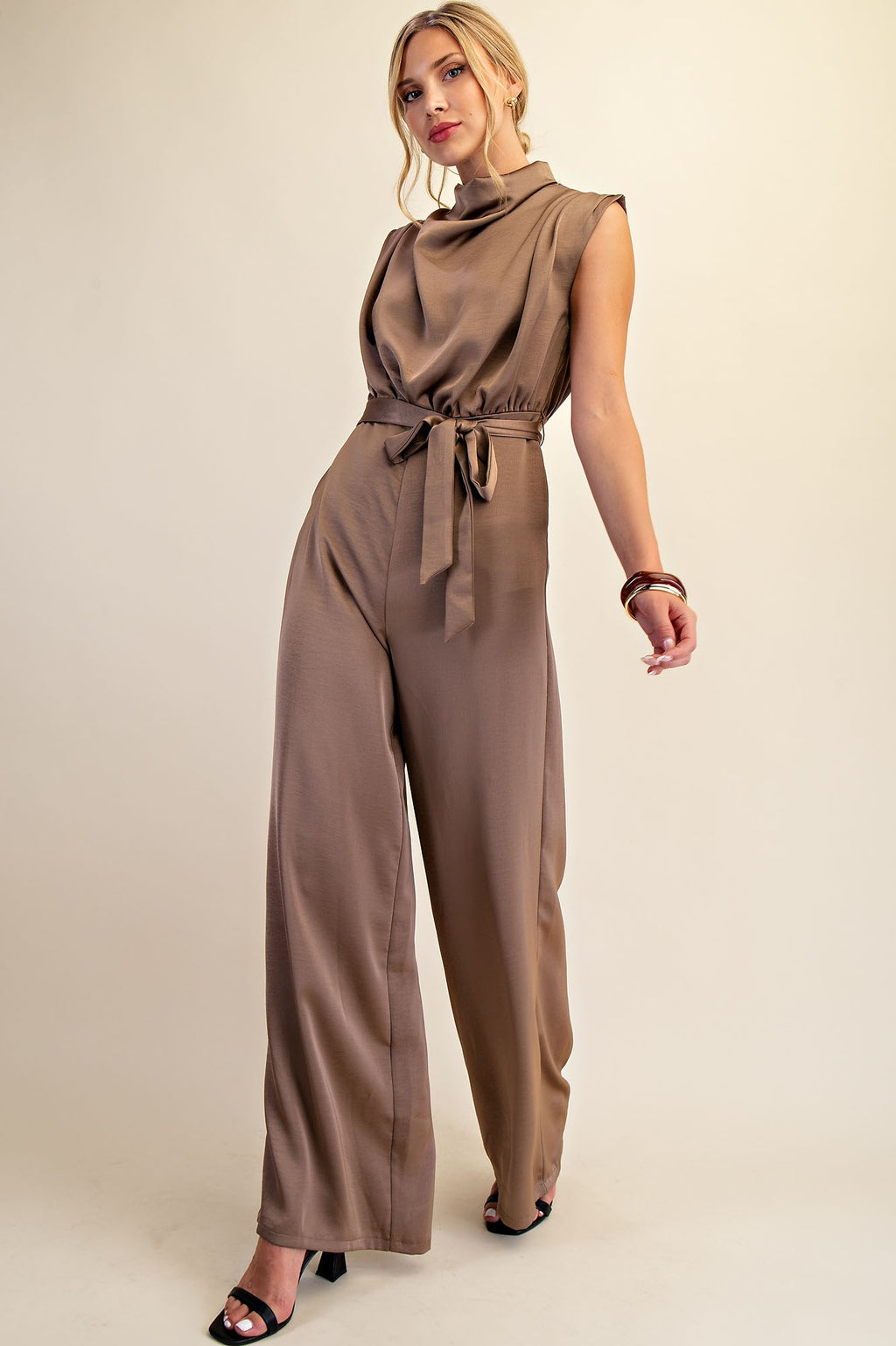 Give Me A Reason Jumpsuit Mocha