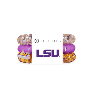 Teleties Geaux Tigers Large Hair Ties