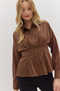 Looking For You Top Brown