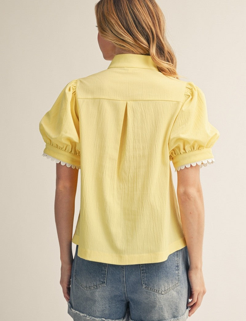 Lovely Day Top - Yellow