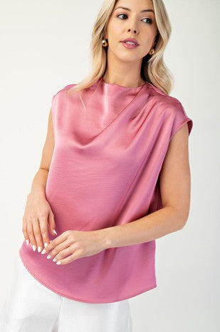 Let’s Talk Business Top Mauve
