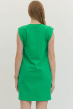 Pocket Full of Sunshine Mini Dress Green