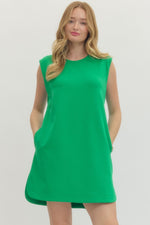 Pocket Full of Sunshine Mini Dress Green